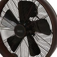 Beacon Lighting Breeze table fan, 41 cm, black/walnut