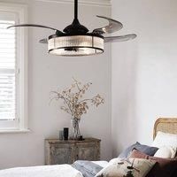 Beacon Lighting Fanaway Corbelle ceiling fan, light, black