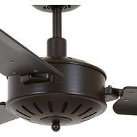 Beacon Lighting Airfusion Carolina ceiling fan, matt black