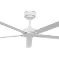 DC Ceiling fan with Remote Monza White 152cm Outdoor ceiling fan without Lights