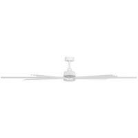 Energy efficient Ceiling fan Quiet Atlanta White 72" DC Ceiling fan with Remote