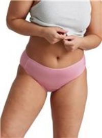 Ladies 1 Pack Love Luna Period Midi Briefs Pink 10-12