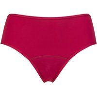Ladies 1 Pair Love Luna Recycled Period Midi Briefs Dark Cherry UK 14-16