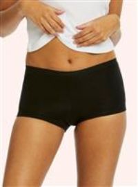 Girls and Teens 3 Pack Love Luna First Period Shortie Briefs Black 10-11 Years