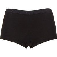 Girls and Teens 1 Pack Love Luna First Period Shortie Briefs Hearts Black 10-11 Years