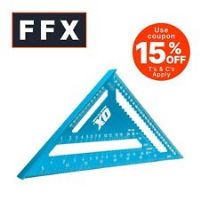 OX Tools P506530 300mm Pro Aluminium Roofing Square Metric Rafter Triangle