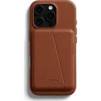 Bellroy Mod Phone Case + Wallet for iPhone 16 Pro (slim leather iPhone case, phone wallet) - Sienna