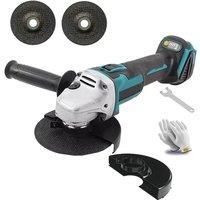 125mm Brushless Angle Grinder Polishing Cutting Machine Cordless Electric Angle Grinder Power Tool for Makita 18V Battery