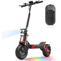iScooter-iX8 Electric Scooter, 12-Inch Terrain Tire, 1200w*2 Dual Drive Motor, 48V20Ah Battery, Max