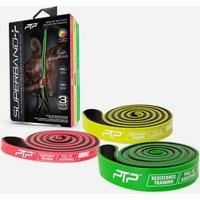 PTP Superband Dual Colour Combo+ Resistance Bands - Pack of 3