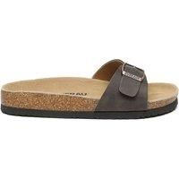 Swan Leather Easy Slip-On Sandals