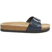 Swan Leather Easy Slip-On Sandals