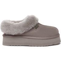 Topknot Leather Slippers