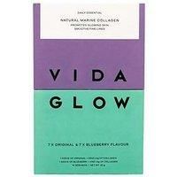Vida Glow Natural Marine Collagen Blueberry, Peach,Original 6 Servings