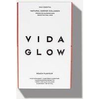 Vida Glow - Natural Hydrolysed Marine Collagen Sachets | Promotes Glowing Skin + Smooths Fine Lines (Peach, 30 Sachets)