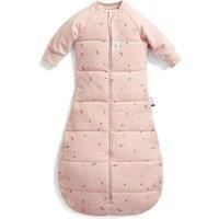 ergoPouch Organic Winter Jersey Sleeping Bag - 3.5 TOG Daisy in Light Pink | Size: 8-24 m