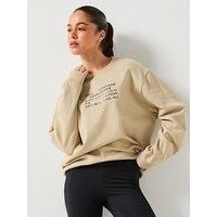 P.E Nation Womens Training Lamont Sweat - Beige