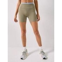 P.E Nation Womens Training Stellar 5 Inch Bike Shorts - Beige