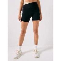 P.E Nation Womens Training Wander 5 Inch Bike Short - Black