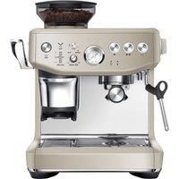 Sage SES876ALM4GUK1 The Barista Express Impress Coffee Machine - Almond Nougat