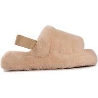 AUS WOOLI Australia Women's Sheepskin Wool Ankle Sorrento Sandals