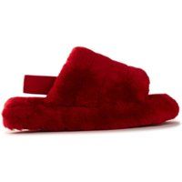 AUS WOOLI Australia Women's Sheepskin Wool Ankle Sorrento Sandals