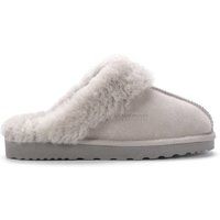Aus Wooli Australia Unisex Sydney Scuff Slippers in Light Grey | Size: 3