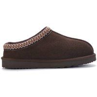 Aus Wooli Australia Unisex Croydon Slippers in Chocolate | Size: 4
