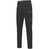 Hard Yakka Raptor Active Trousers Black 42" W 32" L (947RV)