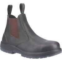 Hard Yakka Outback S3 Safety Dealer Boots Brown Size 12 (565KE)