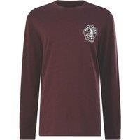 Hard Yakka Heritage Icon Long Sleeve Tee Shirt Red Brick Small 36" Chest (151XT)
