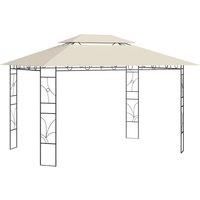 Gazebo 4x3x2.7 m Cream 160 g/m