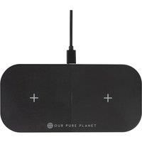 9360069000160 Our Pure Planet 15W Dual Wireless Charging Pad OUR PURE PLANET