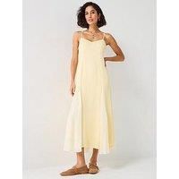 Forever New Dahlia Petite Contrast Godet Midaxi Dress - Multi