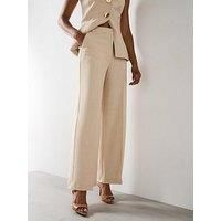 Forever New Lulu Wide Leg Pant - Cream