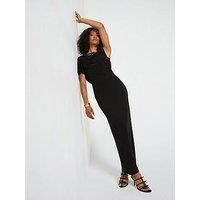 Forever New James Cowl Back Midi - Black