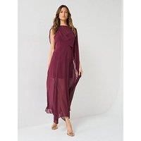 Forever New Honey Sheer Cape Maxi Dress