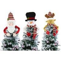 Plush Christmas Tree Topper - Size & Design Options