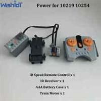 Power Functions 4pcs Battery Box Train Motor IR Receiver Controlled For Lego Set