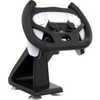 Ps5 Suction Cup Mount Steering Wheel - Black & White