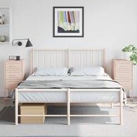Berkfield Home Bedside Cabinets 2 pcs Pink 36x39x78 cm Steel | Size: 36 x 39 x 78 cm