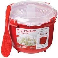 Sistema Microwave Rice Cooker, 2.6 L - Red/Clear