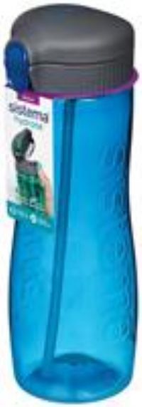 Sistema 1007662 Quick Flip Tritan Bottle, Assorted Colours, 800 ml