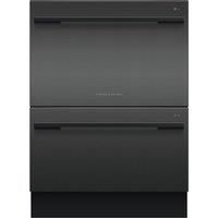 Fisher and Paykel Double Dishdrawer - Black Steel - Integrated - DD60DDFHB9