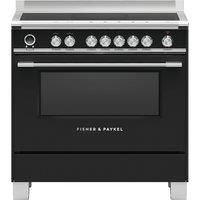 Fisher & Paykel OR90SCI6B1 90cm Electric Range Cooker with Zone induction hob Hob - Black - A Rated
