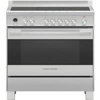 Fisher & Paykel OR90SDI6X1 90cm Electric Range Cooker with Zone induction hob Hob - Stainless Steel - A Rated