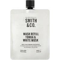 The Aromatherapy Co. - Smith & Co. 400ml Hand & Body Wash Refill - Tonka & White Musk | Kakura Plum Oil & Marula Oil Skin Moisturiser - Vegan & Cruelty-Free/Made in New Zealand.