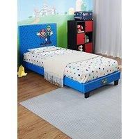 X Rocker Nintendo Super Mario Single Bed Frame - Blue