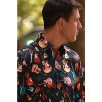Guitar Print Shirt