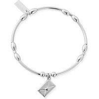 ChloBo Ladies Personalised Sterling Silver Love Letter Bracelet SBMNR3051